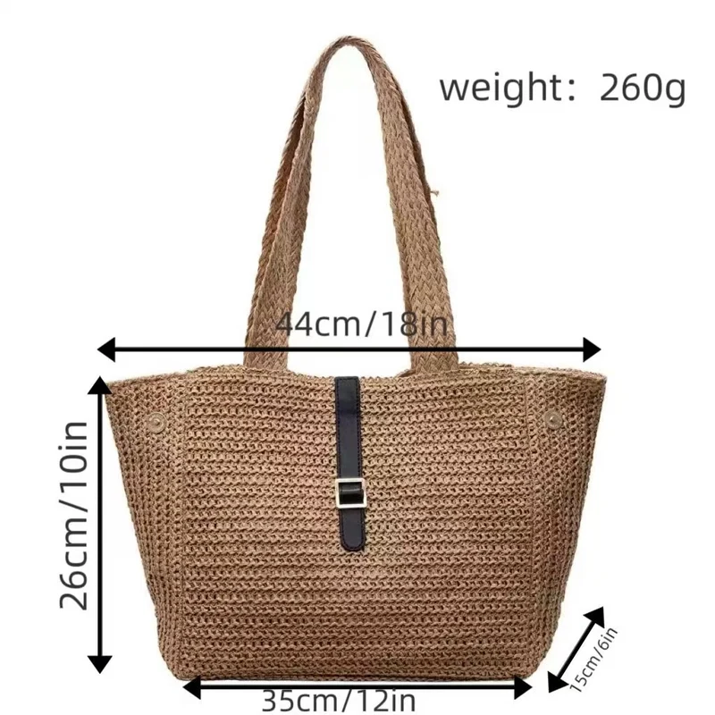Handgemachte Sommer-Strandtasche mit strapazierfähigem Stoff Skanto