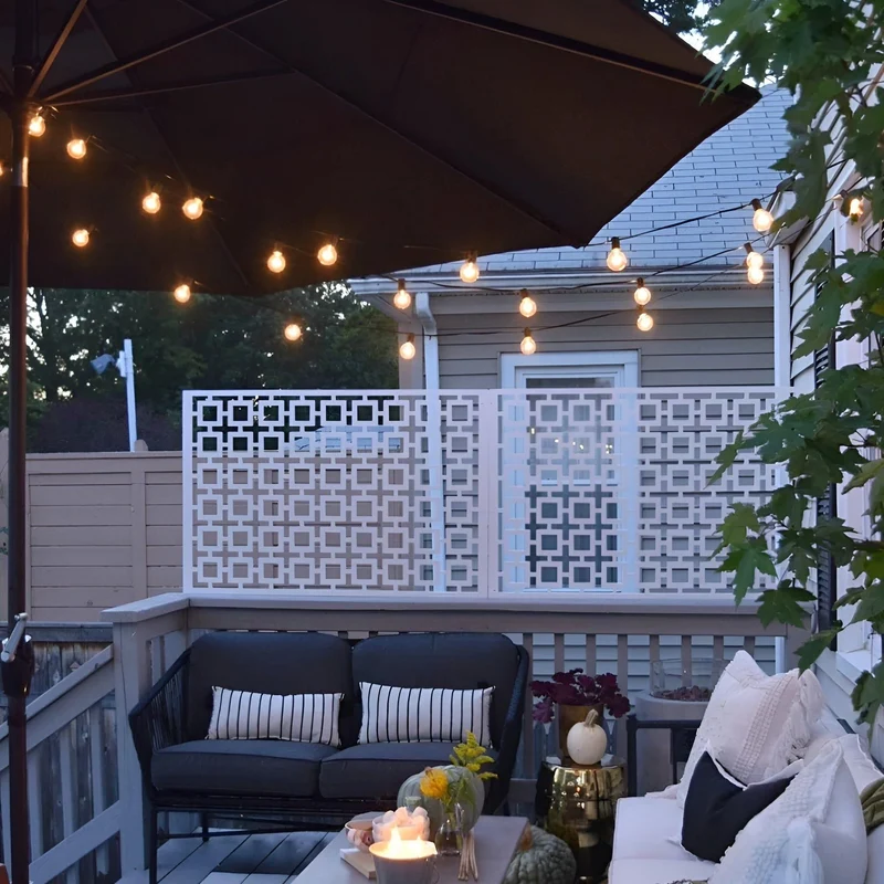 FairyFlicker Lichterketten – Luxuriöse Terrassenbeleuchtung mit wasserdichtem Schutz | Skanto