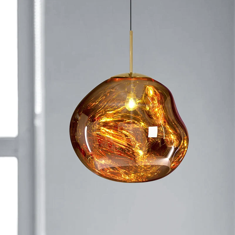 Moderne Glas-Deckenlampe – LunaLux | Skanto
