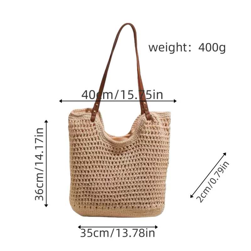 Luftige Makramee-Strandtasche Skanto