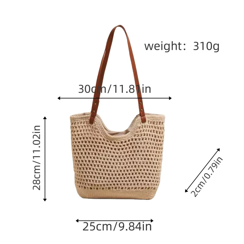 Luftige Makramee-Strandtasche Skanto