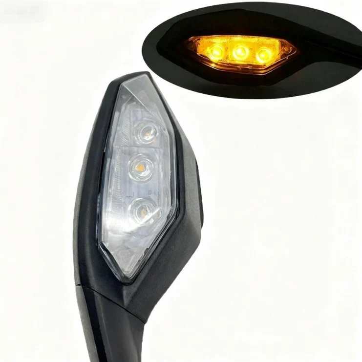 Verstellbare LED-Motorrad-Seitenspiegel Skanto