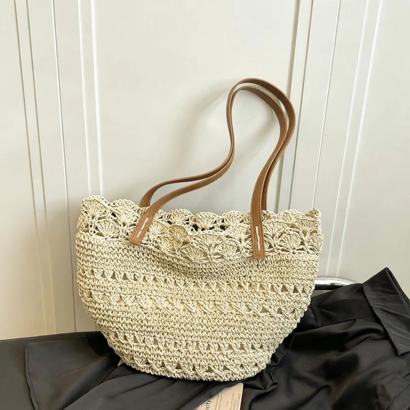 Handgemachte Makramee Strandtasche Skanto