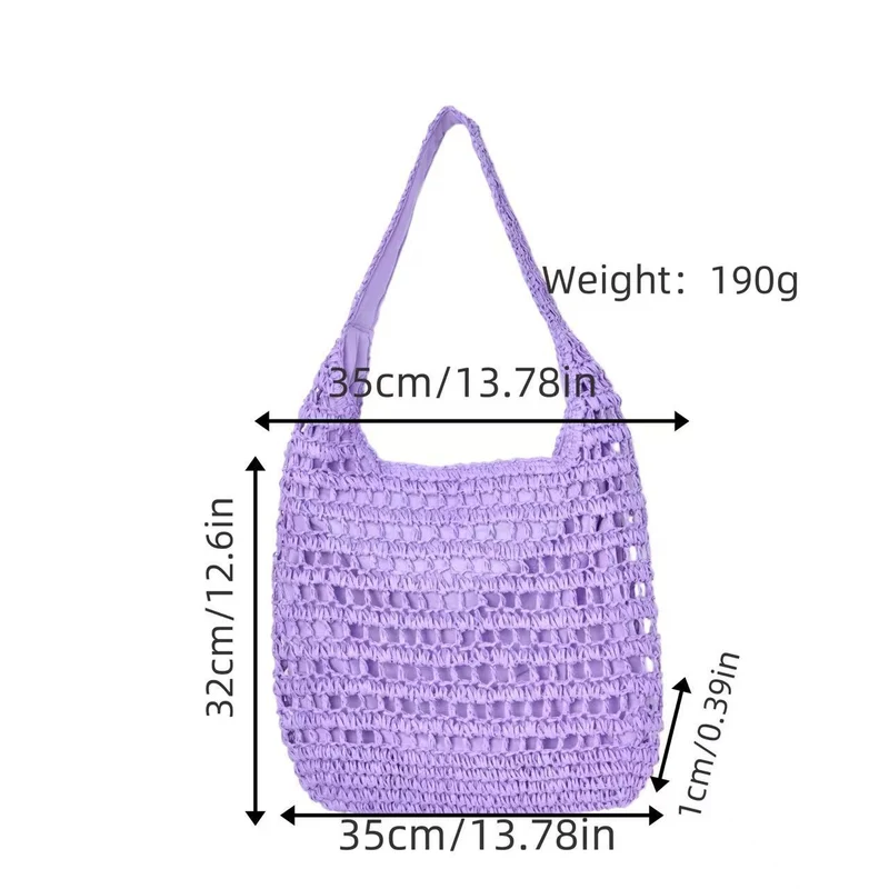 Handgemachte Makramee Shopper-Tasche Skanto