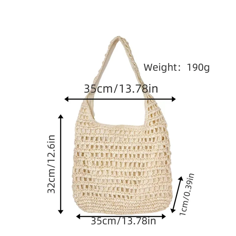 Handgemachte Makramee Shopper-Tasche Skanto