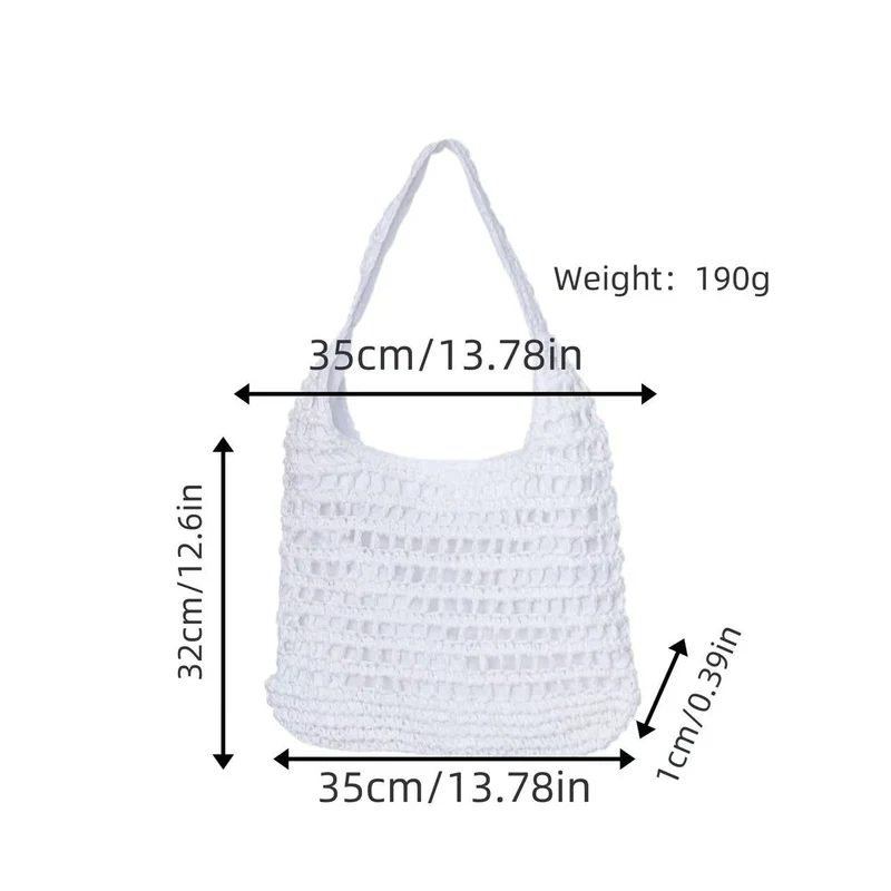 Handgemachte Makramee Shopper-Tasche Skanto