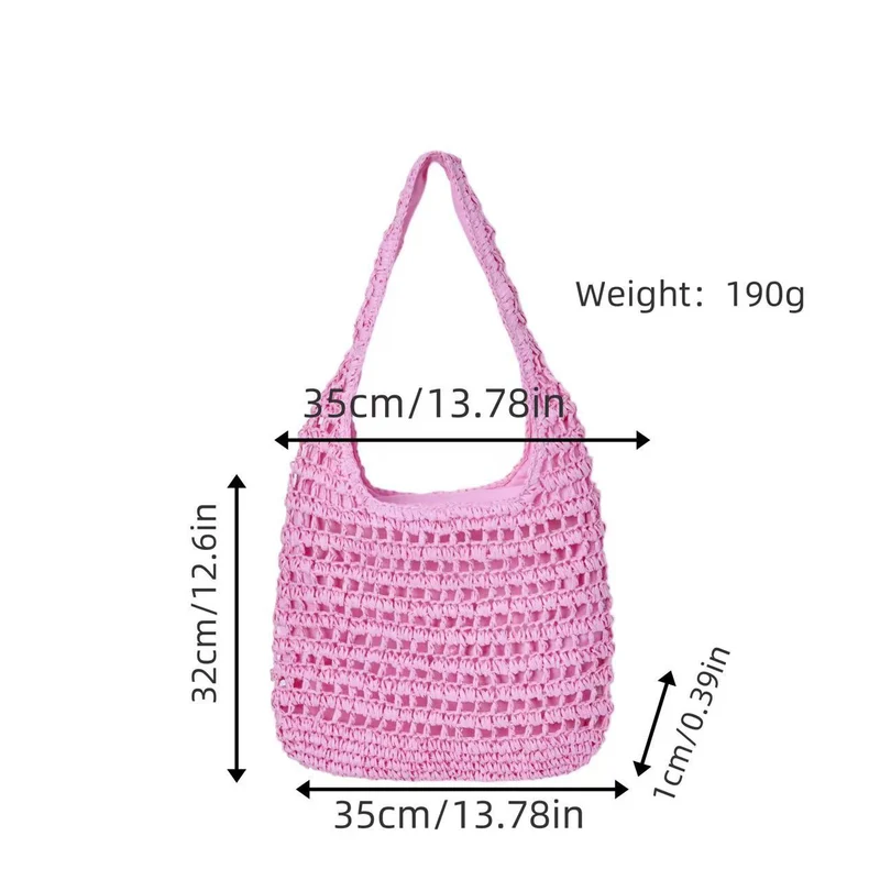 Handgemachte Makramee Shopper-Tasche Skanto