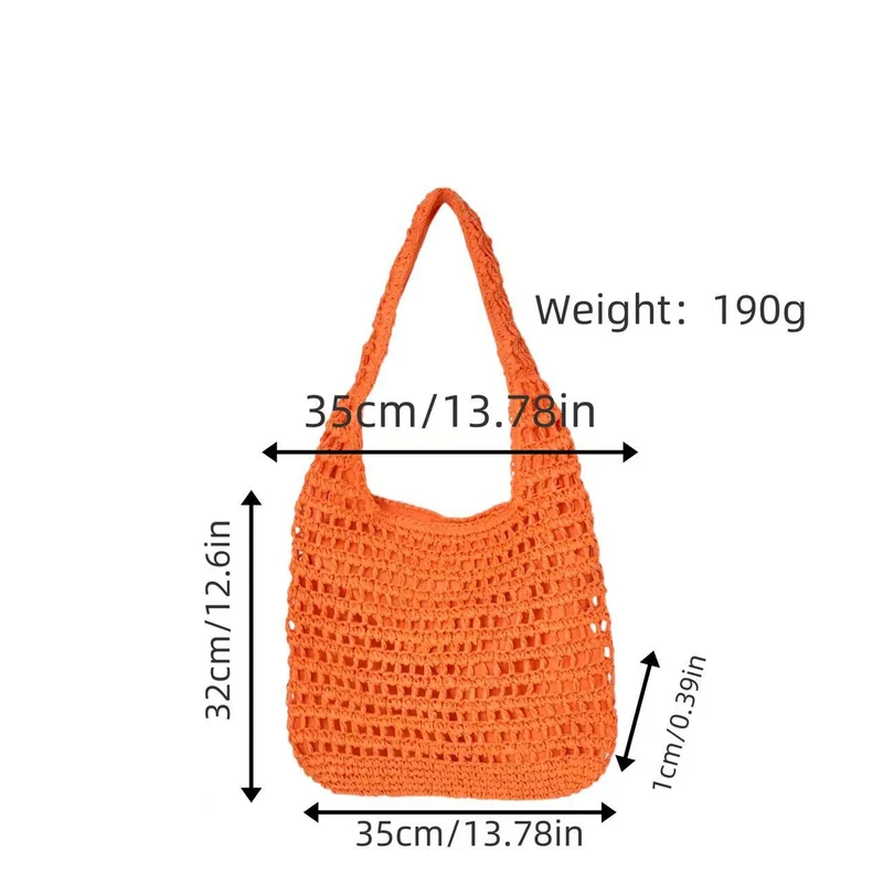Handgemachte Makramee Shopper-Tasche Skanto