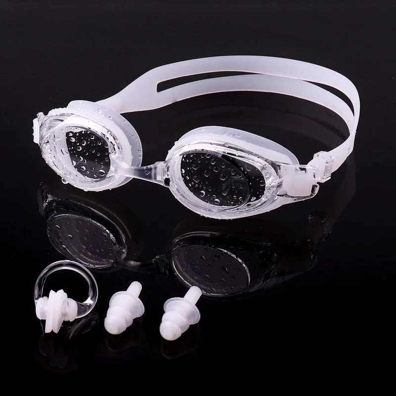 Schwimmbrille Skanto mit integriertem Gehörschutz und Anti-Beschlag