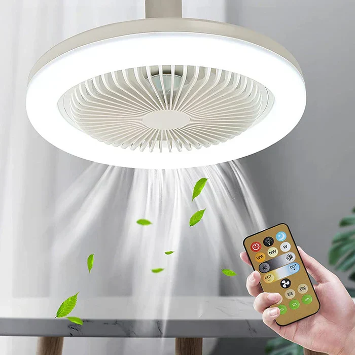LED-Deckenventilator zur Schraubmontage – kein Elektriker erforderlich, inklusive Fernbedienung | Skanto