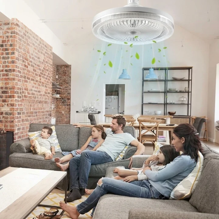LED-Deckenventilator zur Schraubmontage – kein Elektriker erforderlich, inklusive Fernbedienung | Skanto