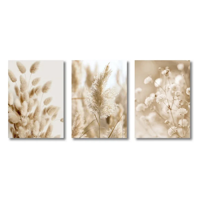 Beruhigende Seegras Strand Küstenlandschaft Wandkunst Fine Art Leinwanddruck Skandinavische Bilder der Gelassenheit für inspirierende Wohnzimmer Deko | Skanto