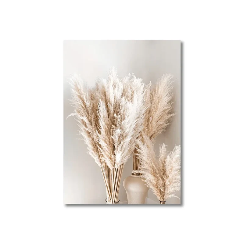 Beruhigende Seegras Strand Küstenlandschaft Wandkunst Fine Art Leinwanddruck Skandinavische Bilder der Gelassenheit für inspirierende Wohnzimmer Deko | Skanto