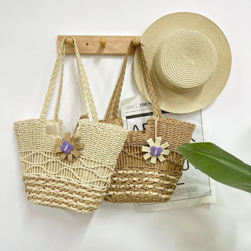 Handtasche mit künstlerischem Blumendesign Skanto