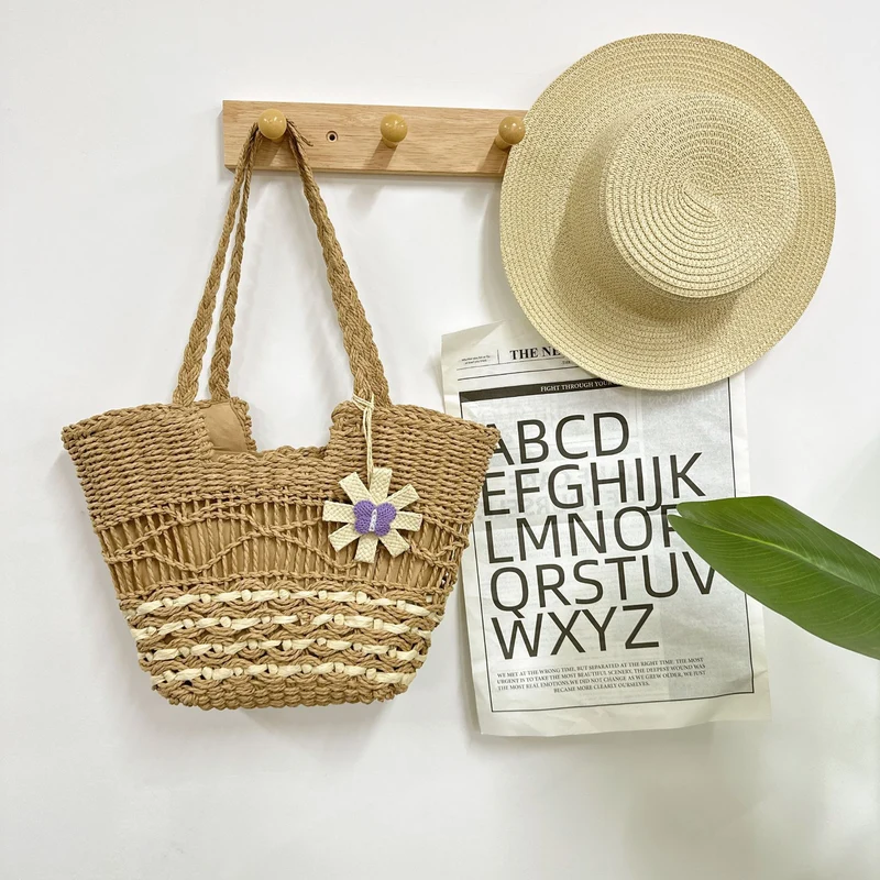 Handtasche mit künstlerischem Blumendesign Skanto