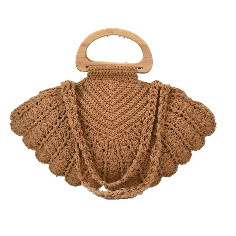 Handtasche mit Holzgriff Skanto
