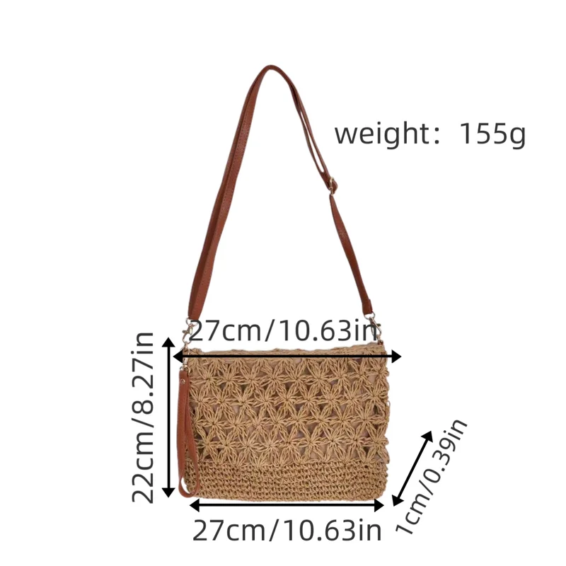Handtasche mit filigranem Blumenmuster Skanto