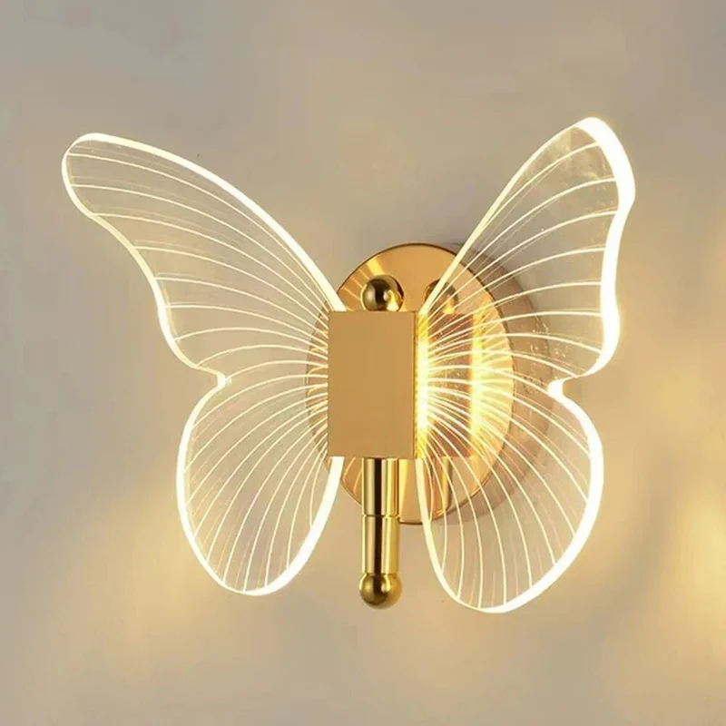 Moderne Schmetterlings-Wandleuchte – Elegante LED-Wandbeleuchtung für Wohn- oder Schlafzimmer | Skanto
