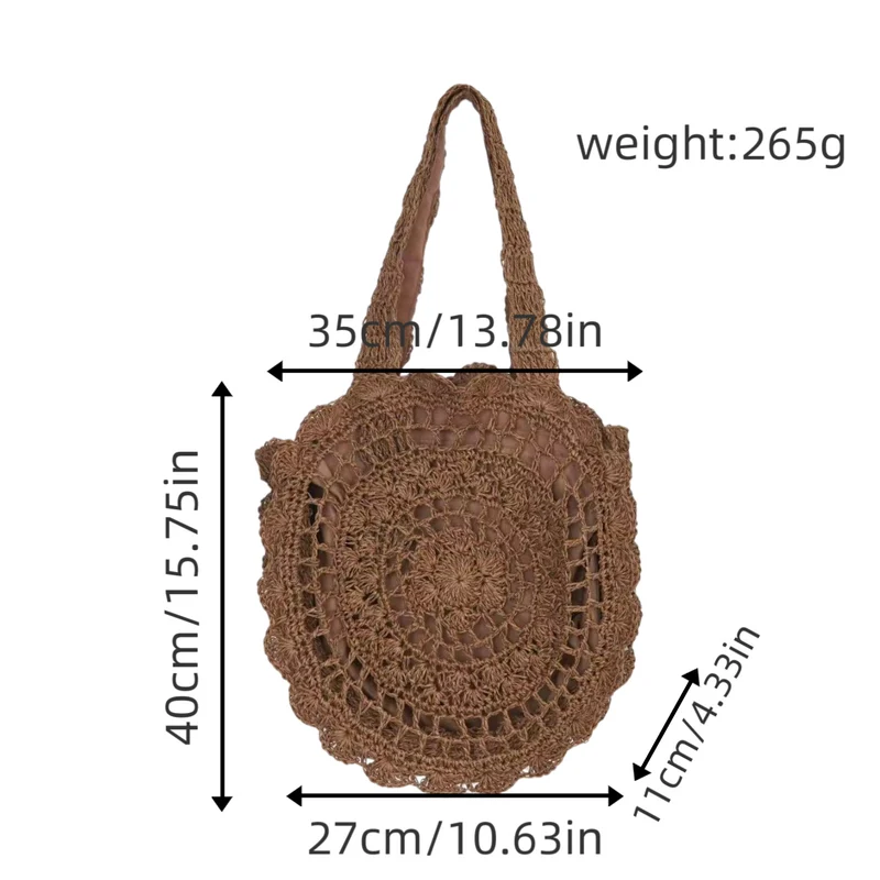 Gehäkelte Tasche im nostalgischen Design Skanto