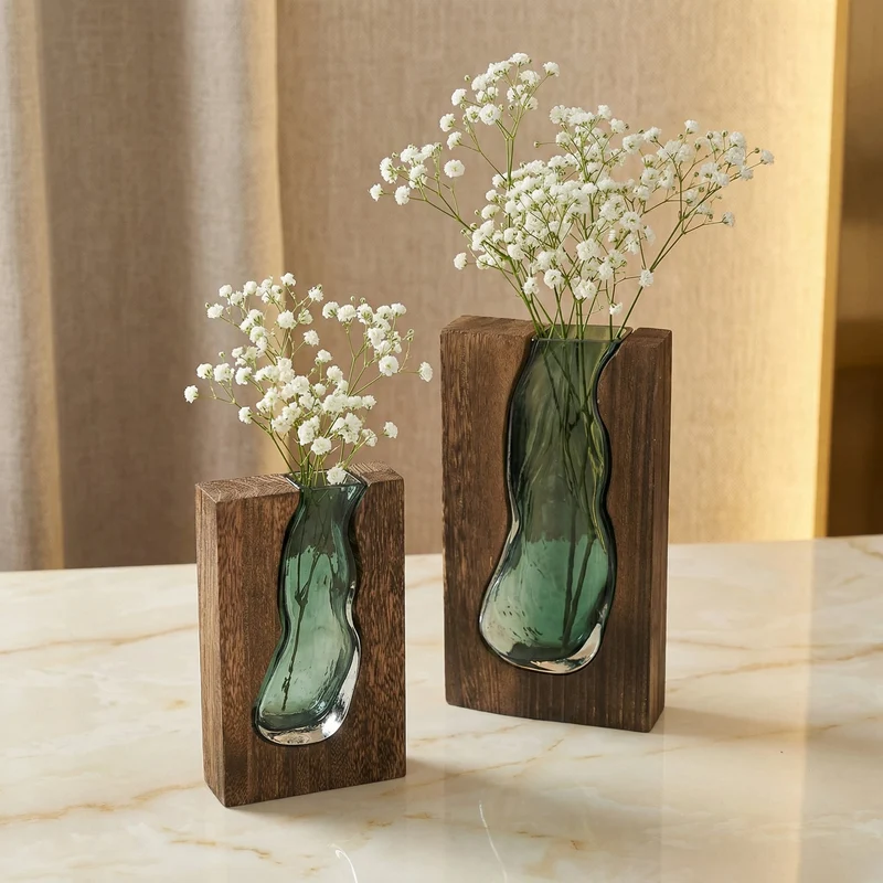 Nordische Vase mit Naturkante Skanto
