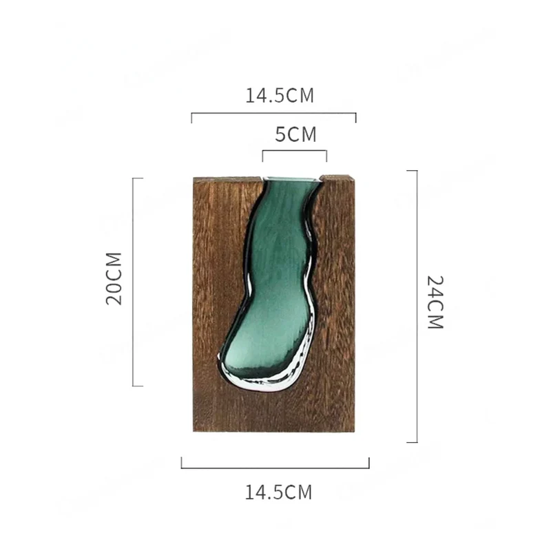 Nordische Vase mit Naturkante Skanto