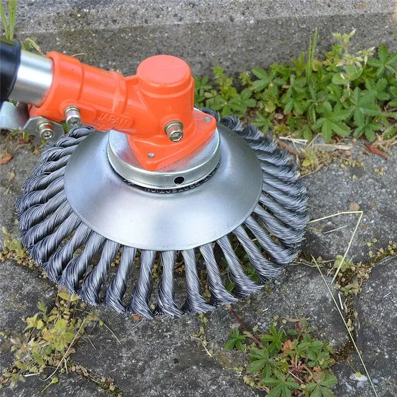 Skanto | TurboTrimmer™️ Unkrautbürste & -schneider aus Karbonstahl