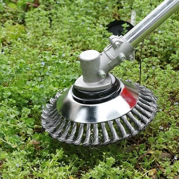 Skanto | TurboTrimmer™️ Unkrautbürste & -schneider aus Karbonstahl