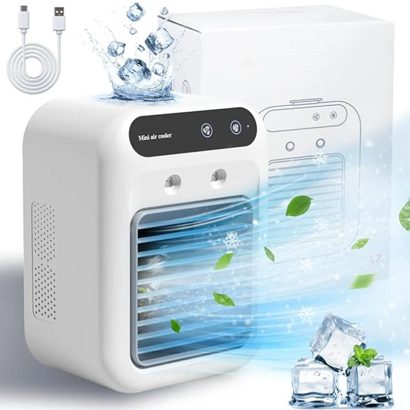 Mini Tragbare Klimaanlage mit Kühl- und Befeuchtungsfunktion | Skanto