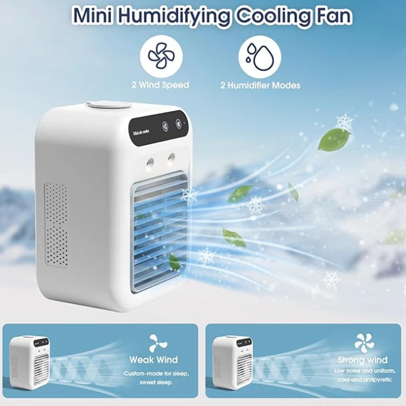 Mini Tragbare Klimaanlage mit Kühl- und Befeuchtungsfunktion | Skanto