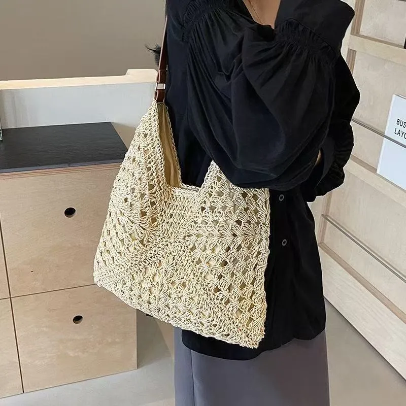 Großer handgeknüpfter Shopper Skanto