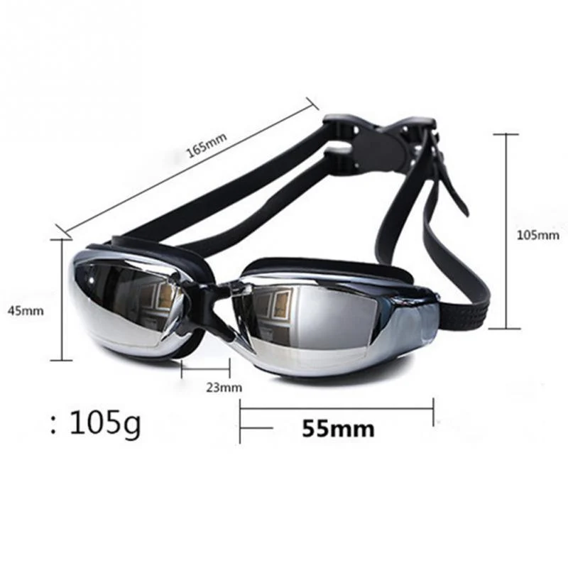 Hochleistungs-Schwimmbrille mit Anti-Beschlag- und UV-Schutz Skanto