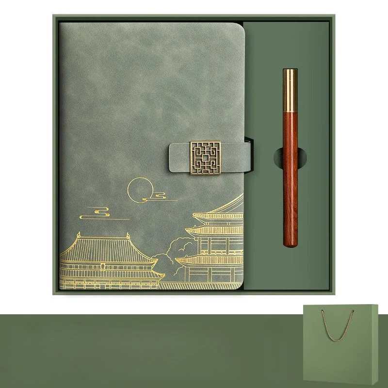 Imperia Luxe Geschenkset – Notizbuch, Thermosflasche und Stift in Geschenkbox | Skanto