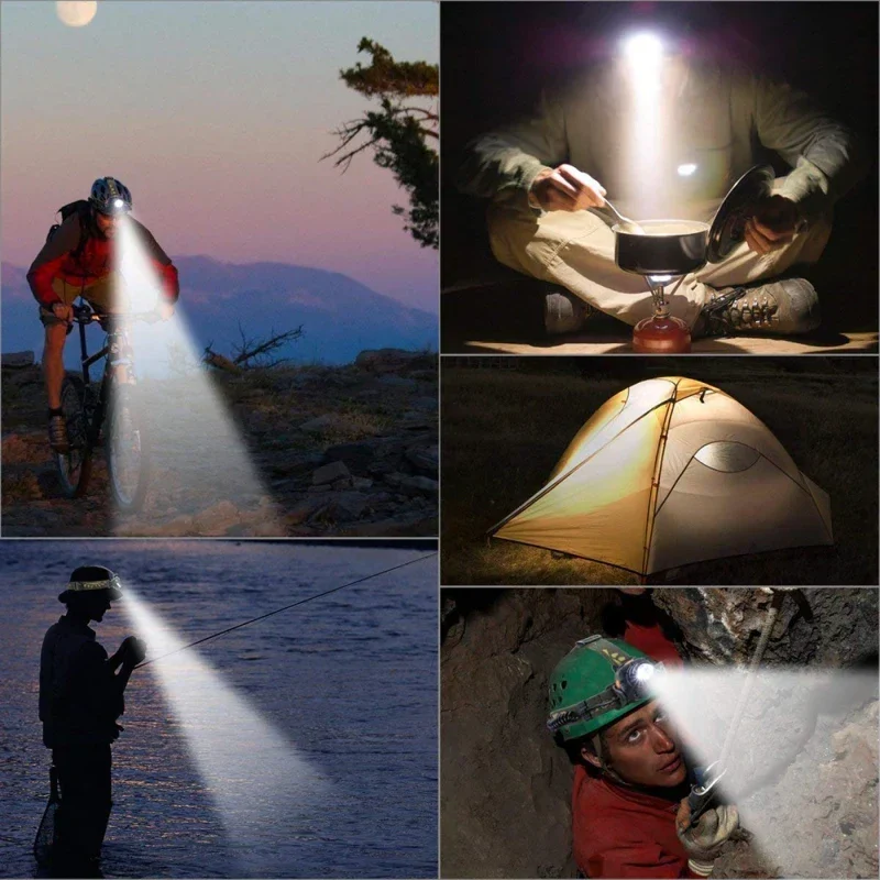 Wiederaufladbare wasserdichte LED-Stirnlampe Skanto