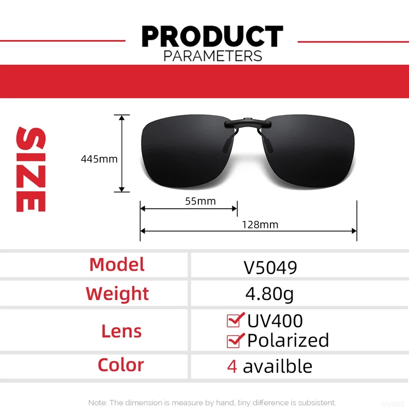 Clip-On Sonnenbrille polarisiert UV400 | Skanto