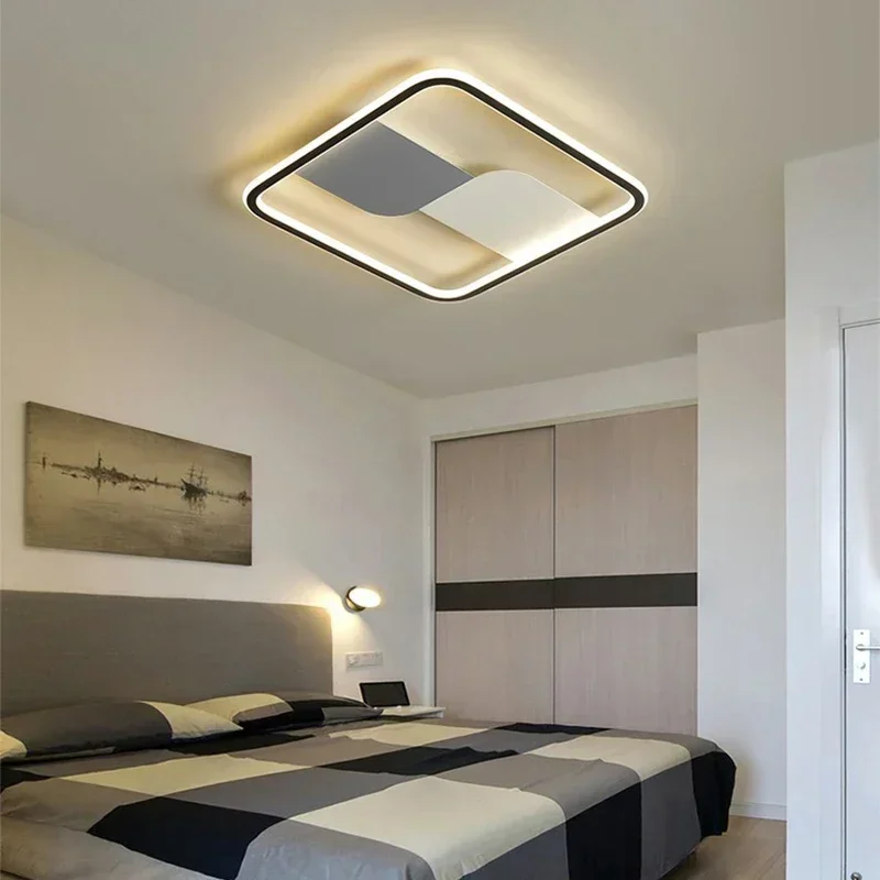 Moderne LED-Deckenleuchte mit rundem Design – Dimmbar für Schlaf- und Wohnzimmer | Skanto