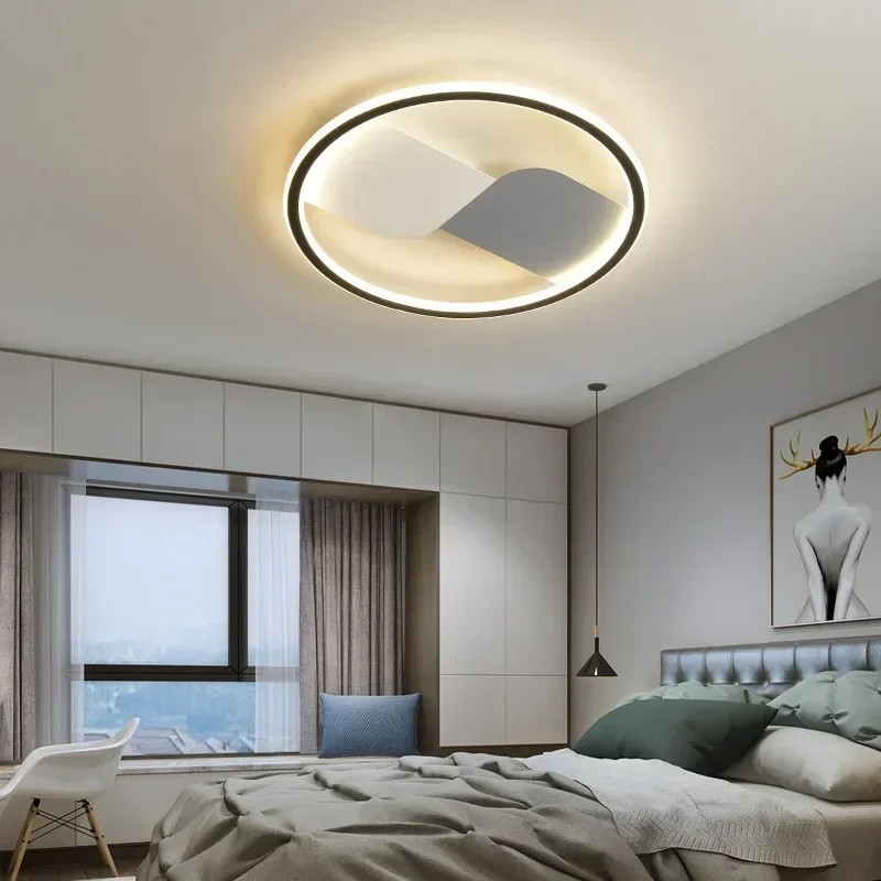 Moderne LED-Deckenleuchte mit rundem Design – Dimmbar für Schlaf- und Wohnzimmer | Skanto