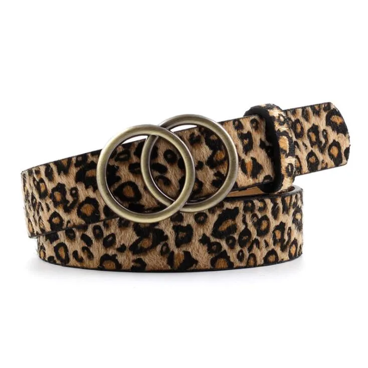 Skanto - Damen-Ledergürtel mit O-Ring-Schnalle