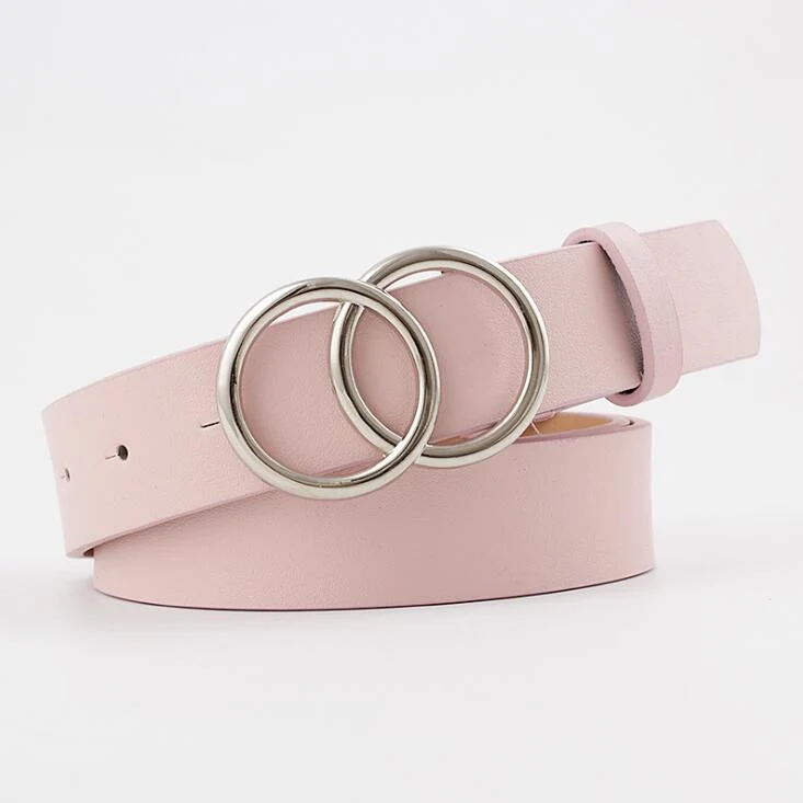 Skanto - Damen-Ledergürtel mit O-Ring-Schnalle