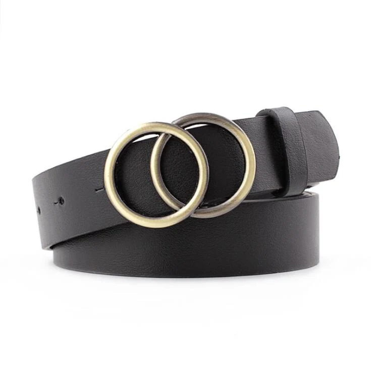 Skanto - Damen-Ledergürtel mit O-Ring-Schnalle