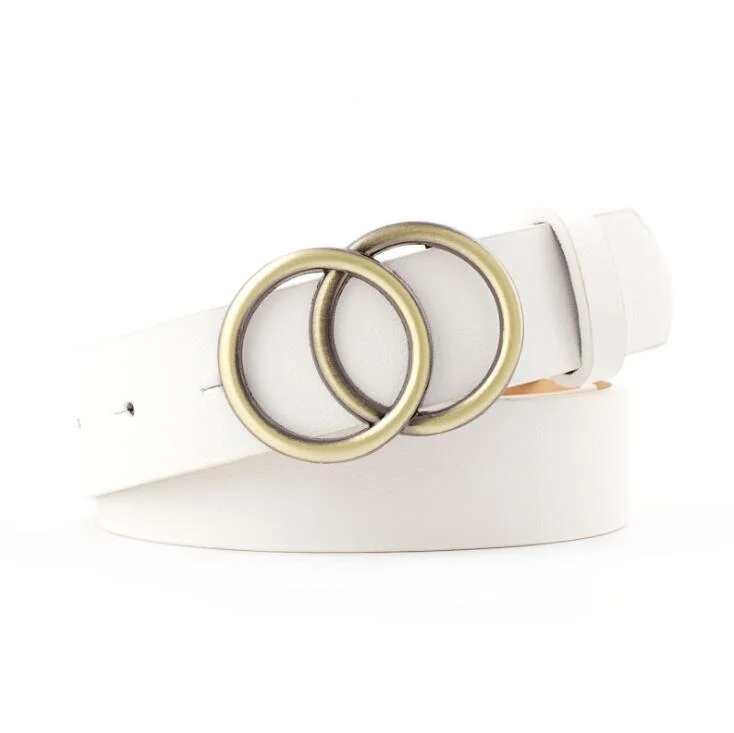 Skanto - Damen-Ledergürtel mit O-Ring-Schnalle