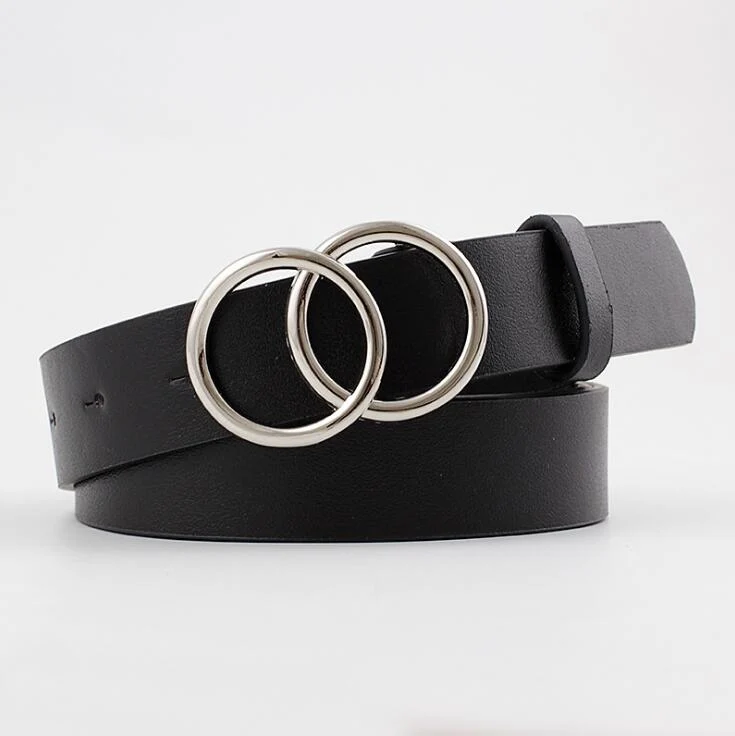 Skanto - Damen-Ledergürtel mit O-Ring-Schnalle
