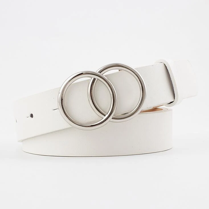 Skanto - Damen-Ledergürtel mit O-Ring-Schnalle