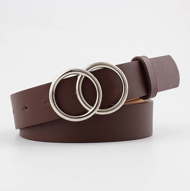 Skanto - Damen-Ledergürtel mit O-Ring-Schnalle