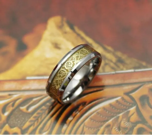 Drachenatem - Wikingerring aus Stahl | Skanto
