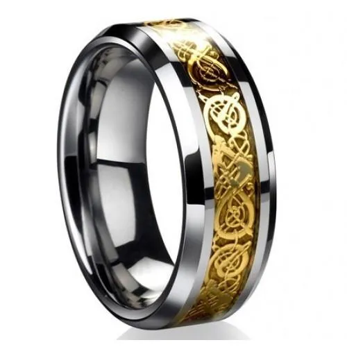 Drachenatem - Wikingerring aus Stahl | Skanto