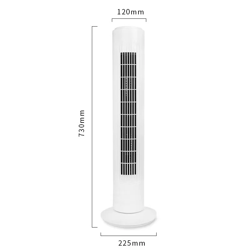 Skanto Oszillierender Turmventilator mit Fernbedienung, Multifunktion, rotorloser vertikaler Luftzirkulator mit Timer Skanto