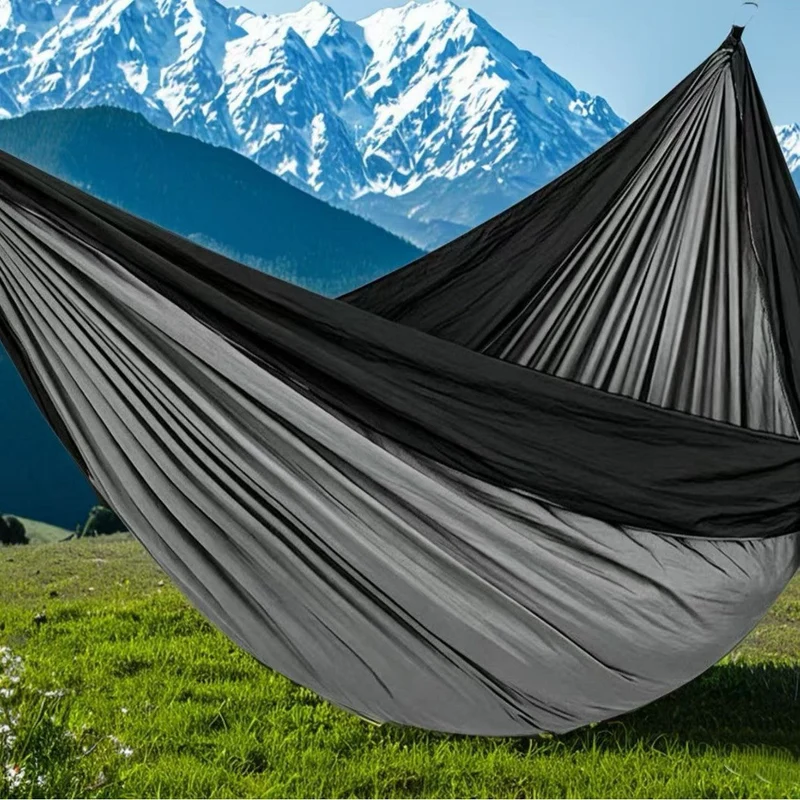 Ultraleichte Tragbare Fallschirm-Campinghängematte mit verstärkten Baumgurten und Ripstop-Nylon Skanto