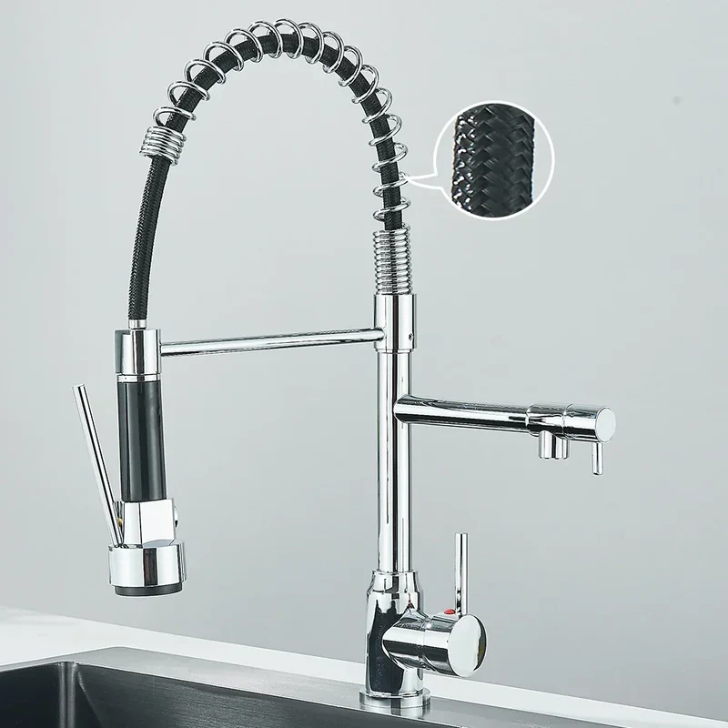 HydroFlex – Moderner Küchenarmatur mit Doppelsprühfunktion Skanto