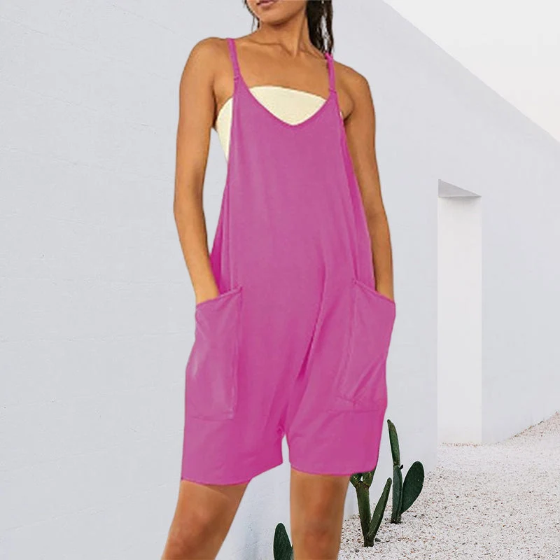 Ärmelloses Kleid mit Taschen | Skanto