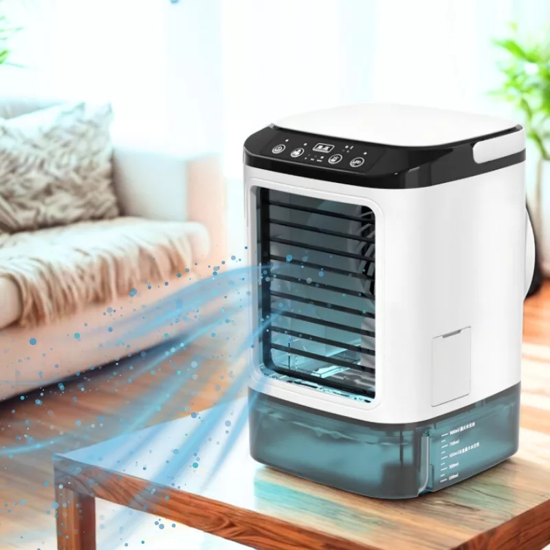 Tragbarer Luftkühler-Luftbefeuchter-Ventilator mit Nachtlicht | Skanto